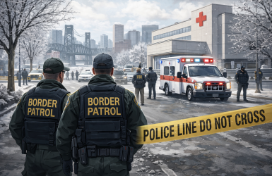 पोर्टल्यान्डमा इमिग्रेशनद्वारा  गोली प्रहार, दुई घाइते